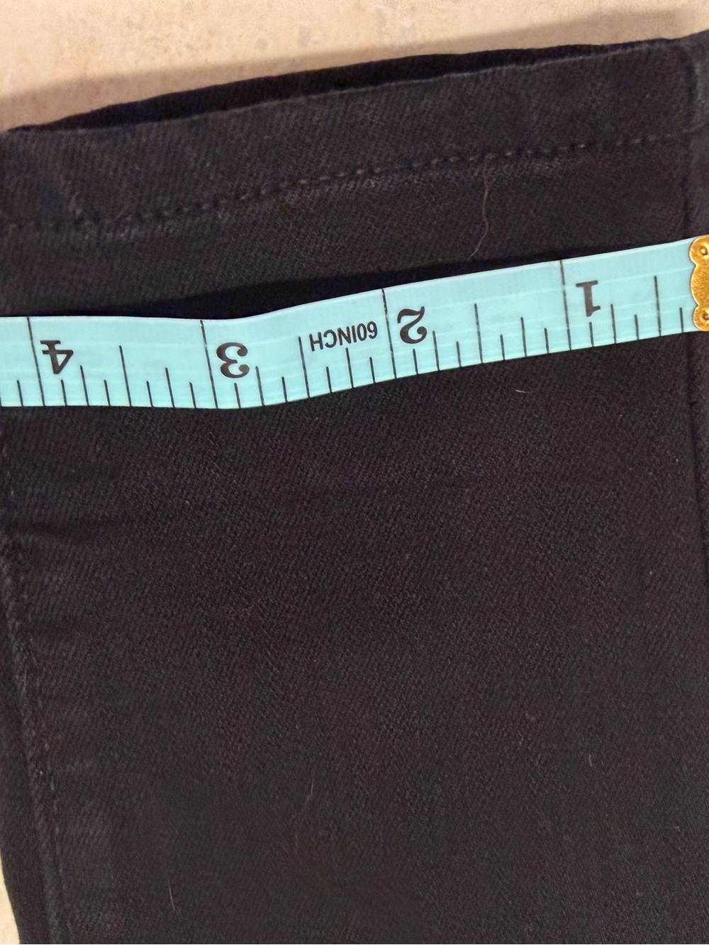 Levi Strauss 721 High Rise Skinny Black Jeans Women’s Size 25 Stretch Denim Goth - Picture 7 of 10